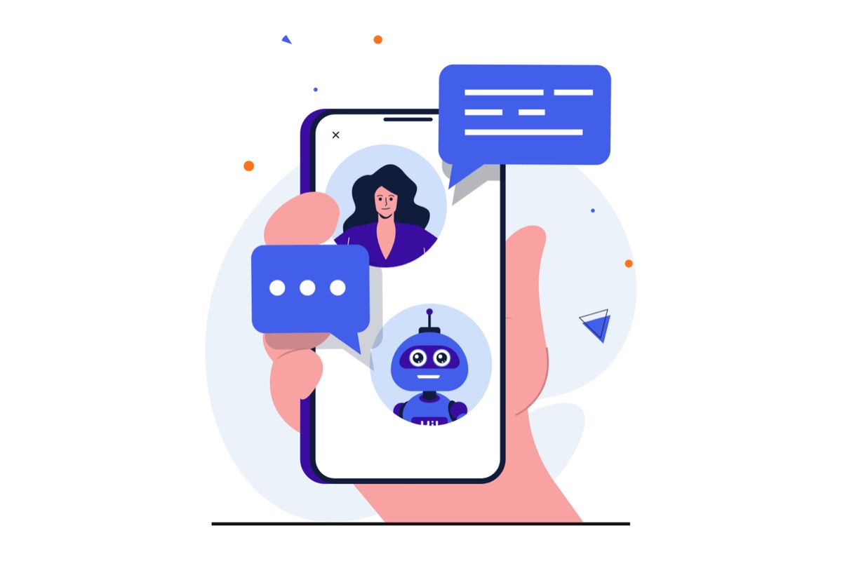 AIが投稿の文章を作るイメージ